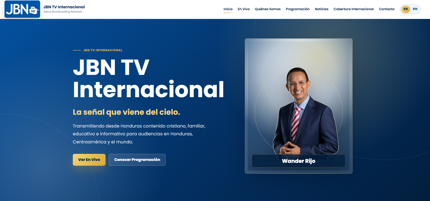 JBN TV - Página web